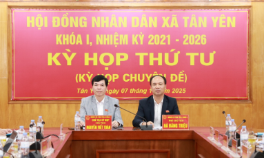  Kỳ họp thứ 4, HĐND xã Tân Yên thông qua nhiều nội dung quan trọng